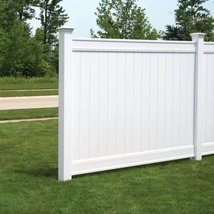 DIY-friendly outdoor vinyl fence gate attachment with all-weather durability and effortless installation.