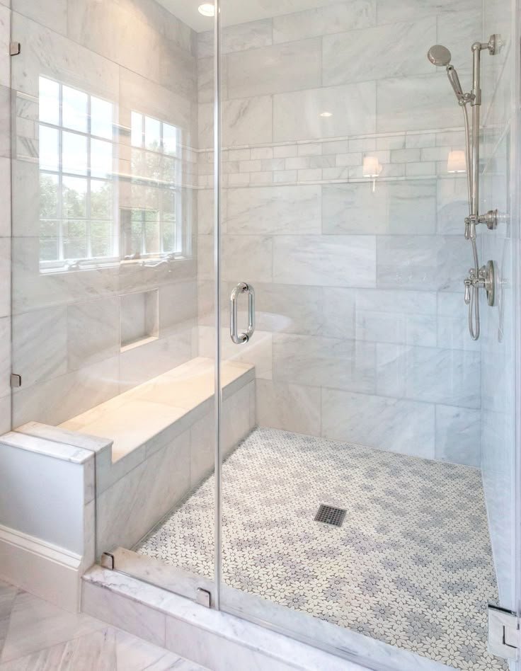 Viviano Daisy Thassos Blue Celeste Polished Marble Mosaic Tile, 11x13 inches, white, polished finish, ideal for flooring and decor